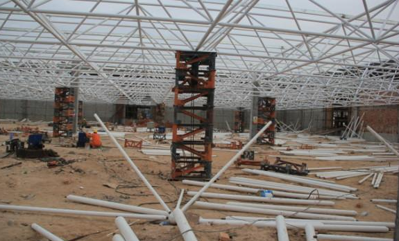 安庆盘点钢结构网架装配的步履和相关关注变乱